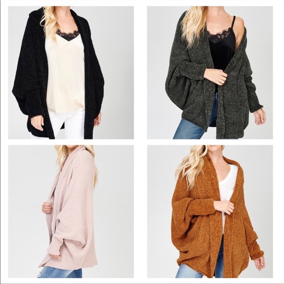 SOLD OUT - Dusty Pink Dolman Chenille - Picture 5 of 8